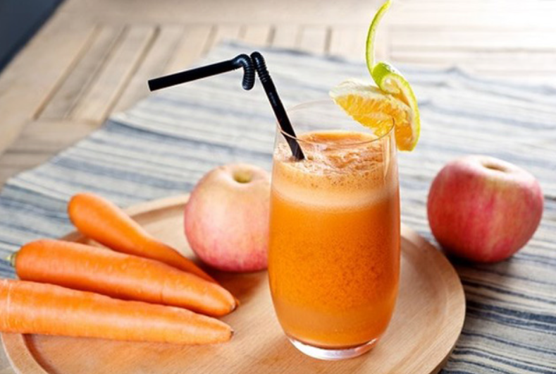 cách làm nước ép táo cà rốt